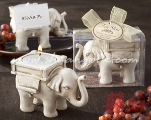Lucky Elephant Tea Light Holder